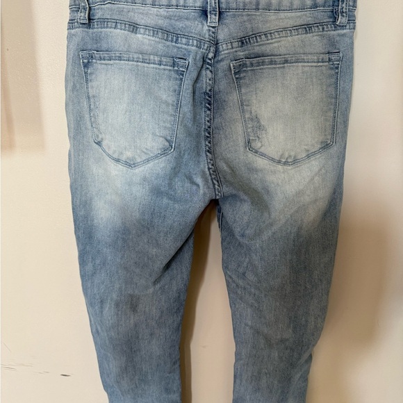 [11/29] KanCan Light Blue Distressed Boyfriend Jeans - Picture 6 of 7